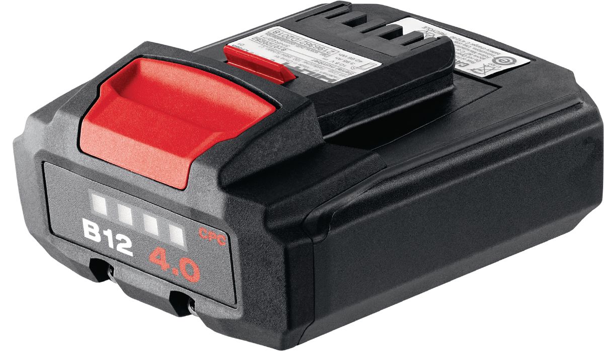 B12 4.0 12V バッテリー - バッテリー・充電器 - Hilti Japan