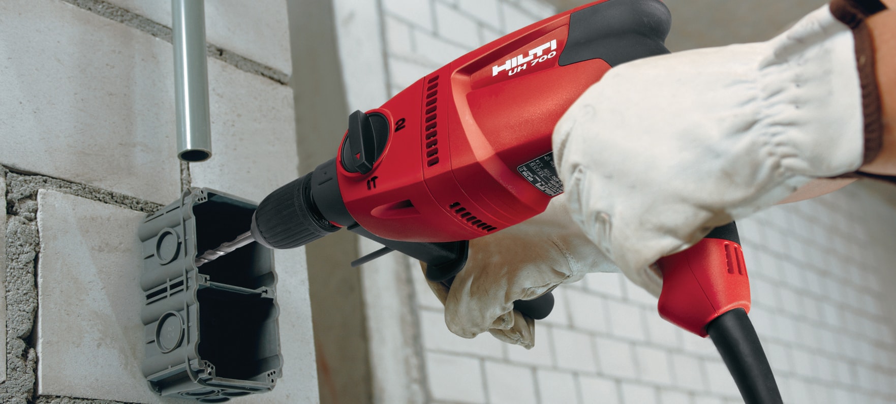 UH 700 ハンマードリル - コード式ドリルドライバー - Hilti Japan