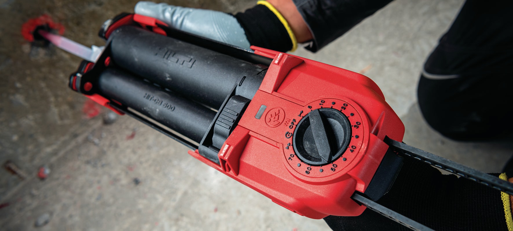 HDE 500-22 充電式接着剤ディスペンサー - ファスナー用ツール - Hilti