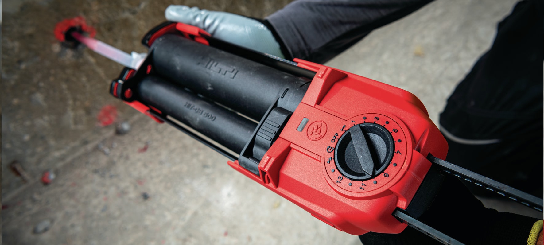 HDE 500-22 充電式接着剤ディスペンサー - ファスナー用ツール - Hilti