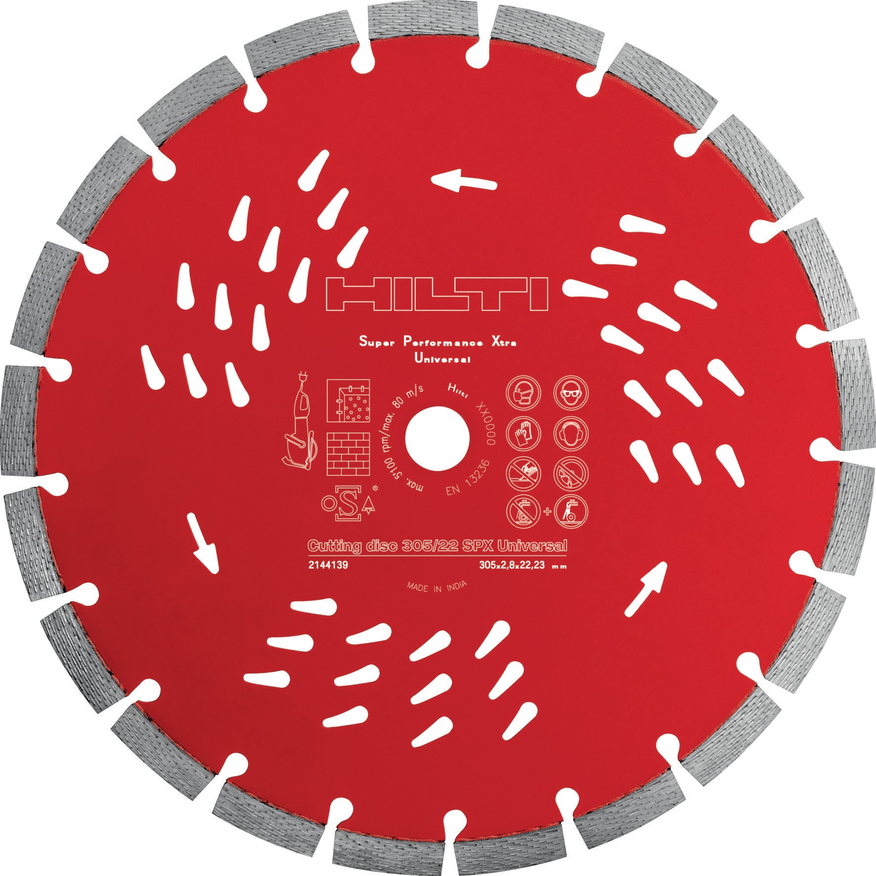 SPX 汎用ダイヤモンドブレード - ダイヤモンドブレードとカップホイール - Hilti Japan