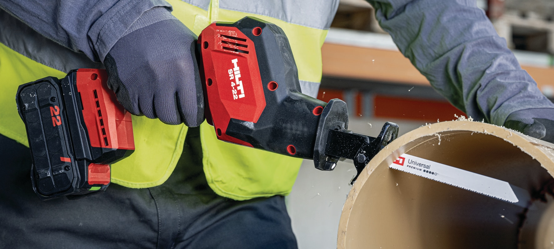 SR 4-22 ワンハンドレシプロソー - 切断工具 - Hilti Japan