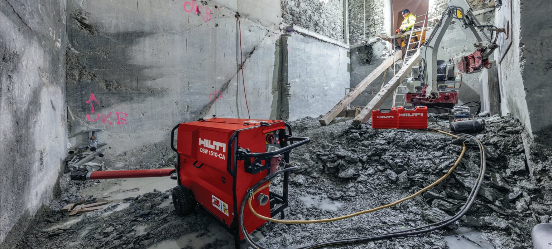 DSW 1510-CA ワイヤーソー - ダイヤモンドワイヤー・ウォールソー - Hilti Japan